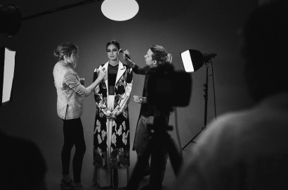 Artists-doing-touch-ups-model image